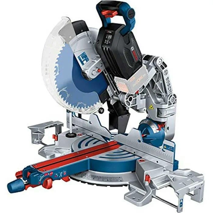 Katkaisu- ja jiirisaha Bosch GCM 18V-305 ja jalusta GTA 3800
